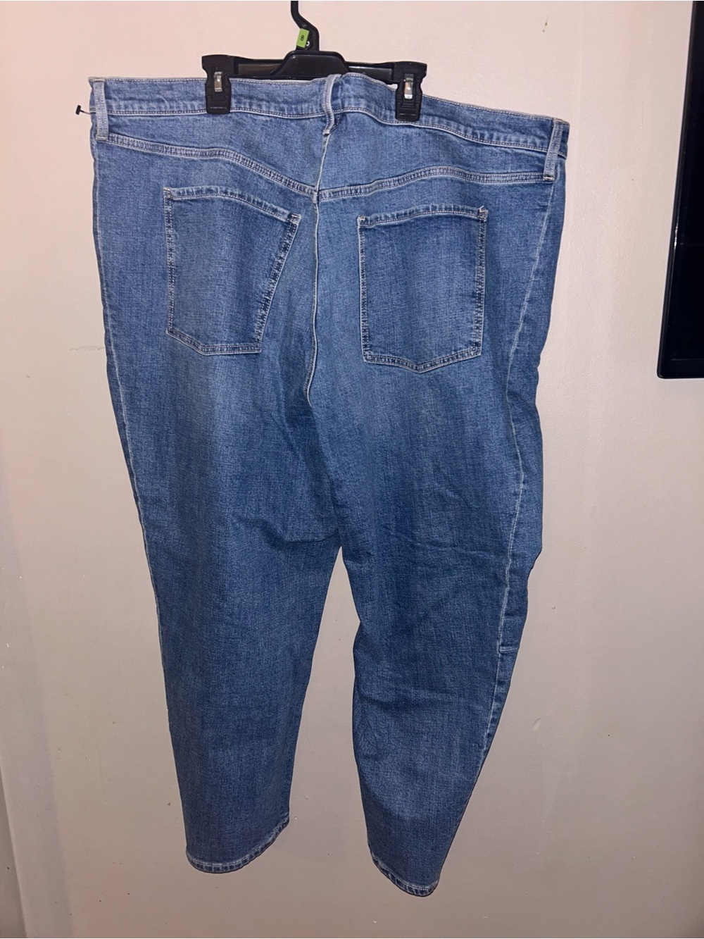 Old Navy Jeans - medium blue high rise barrel leg - Picture 7 of 11